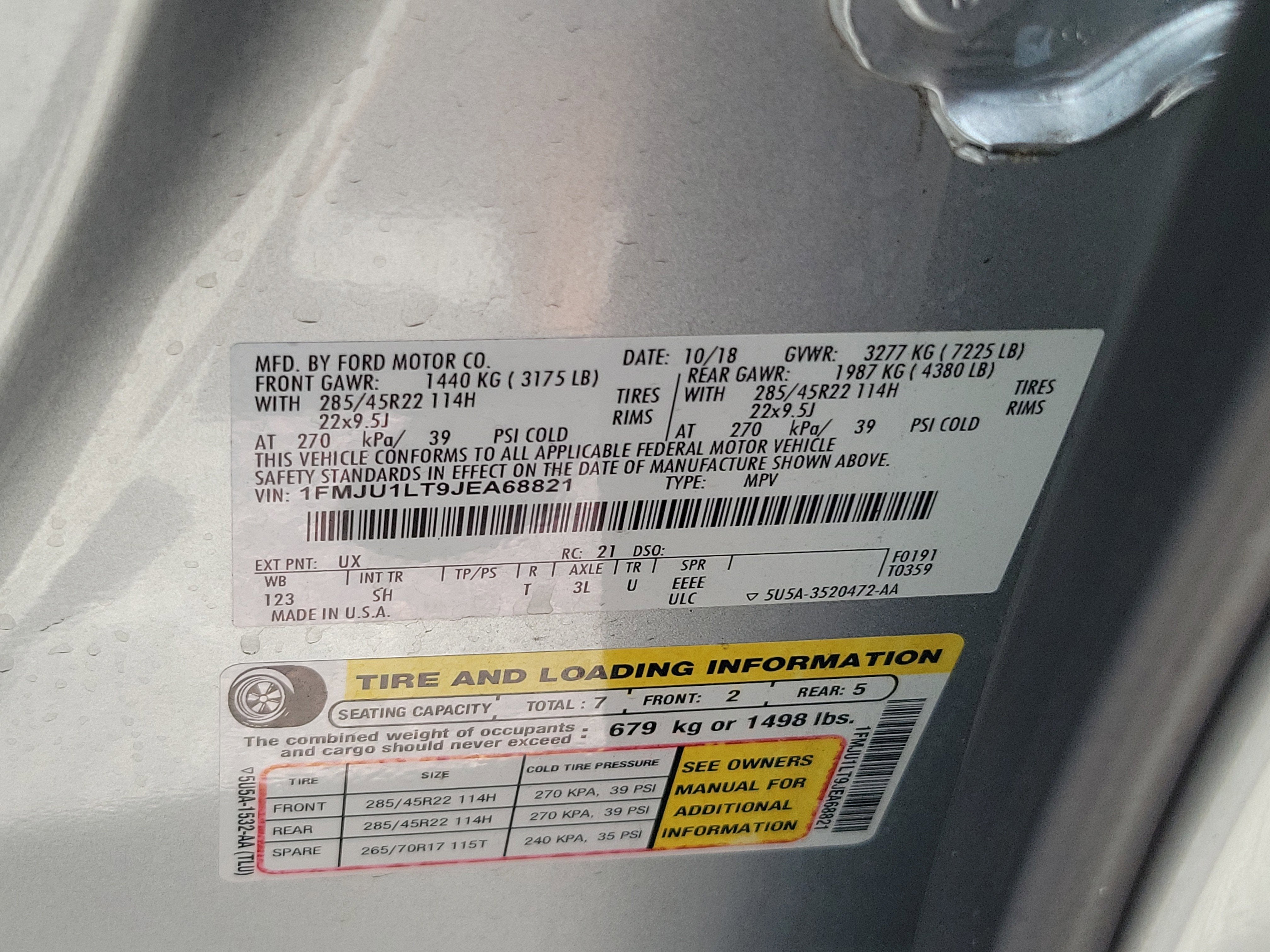 2018 Ford Expedition Platinum