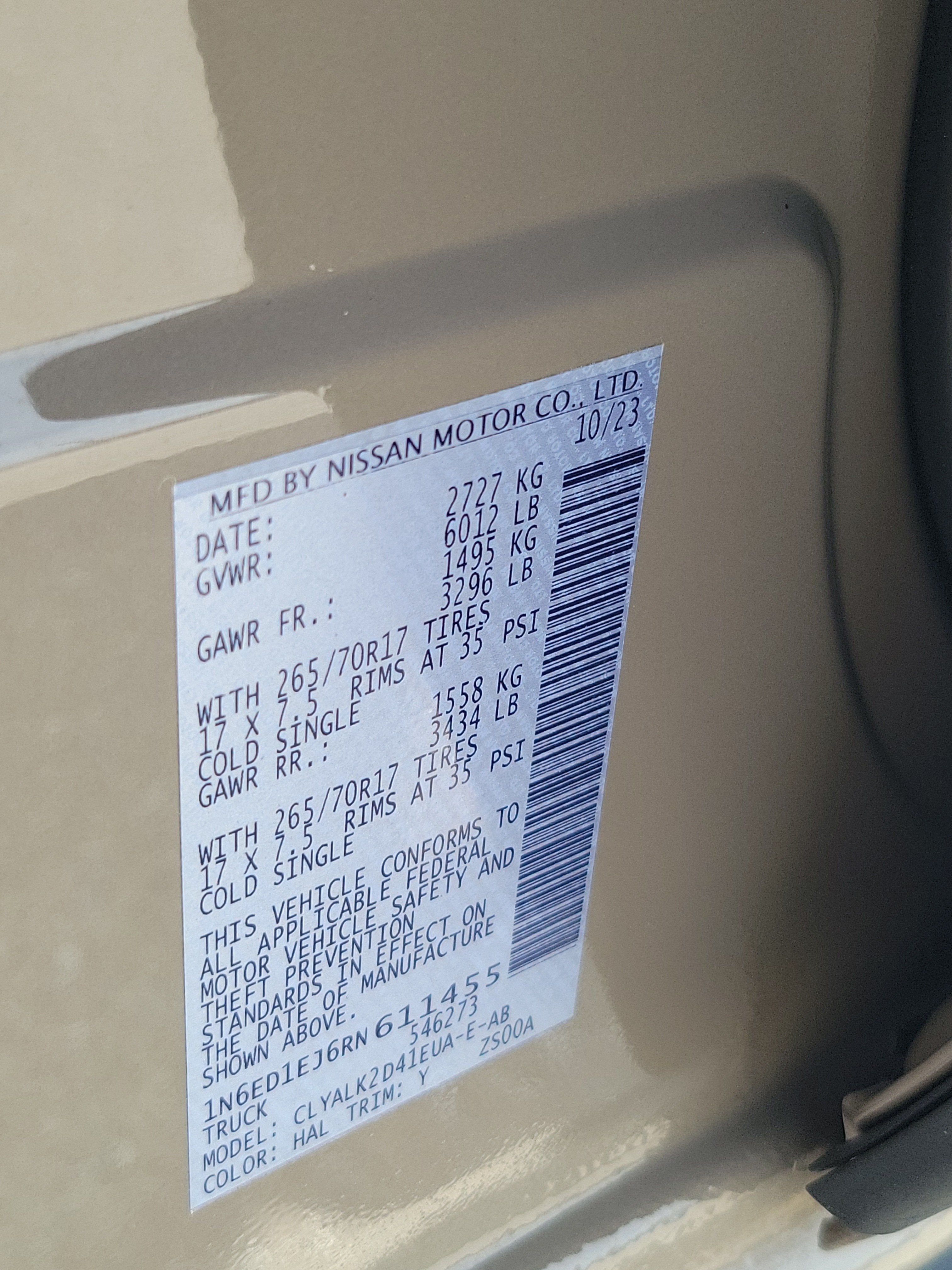 2024 Nissan Frontier PRO-X