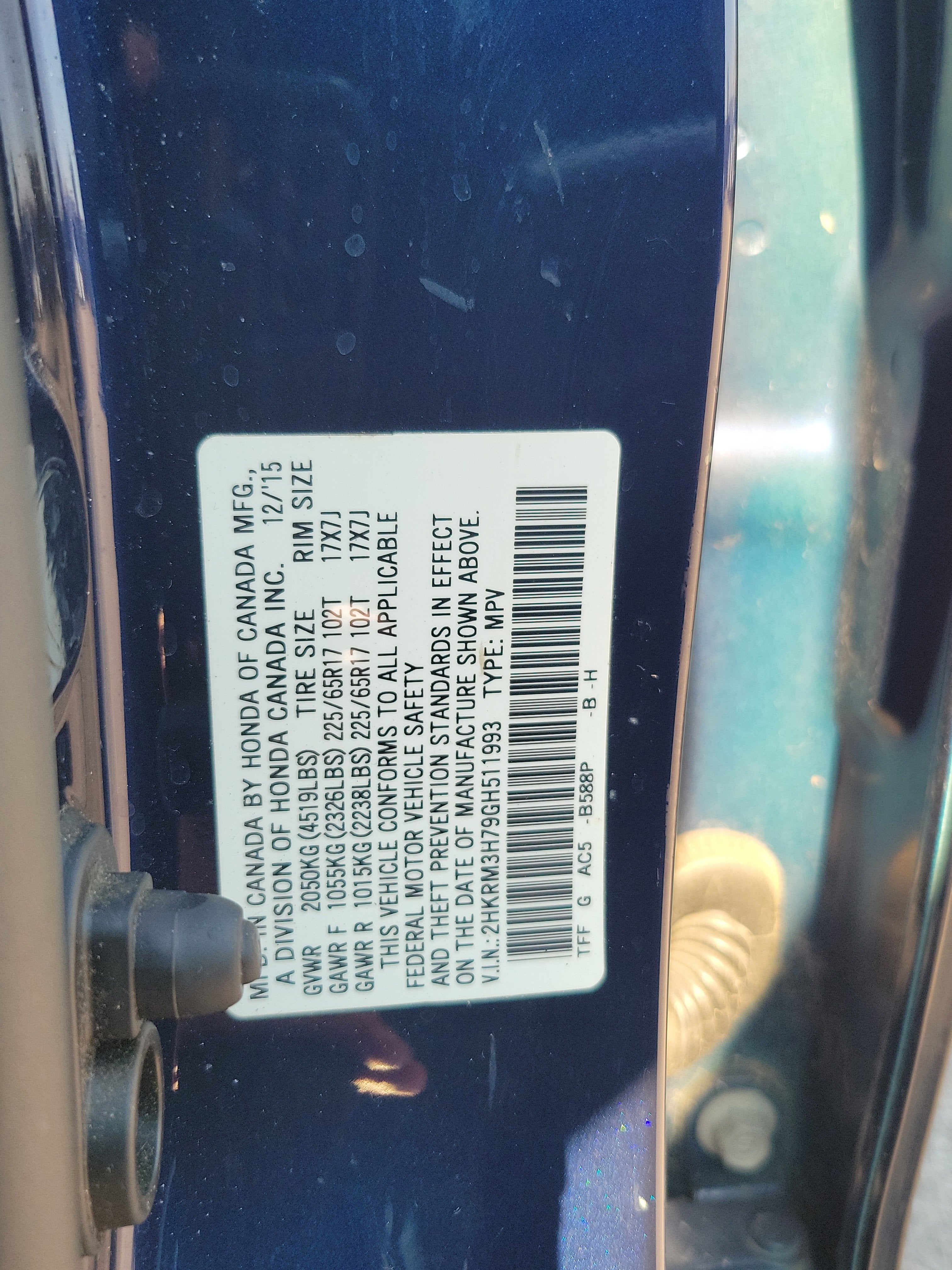 2016 Honda CR-V EX-L