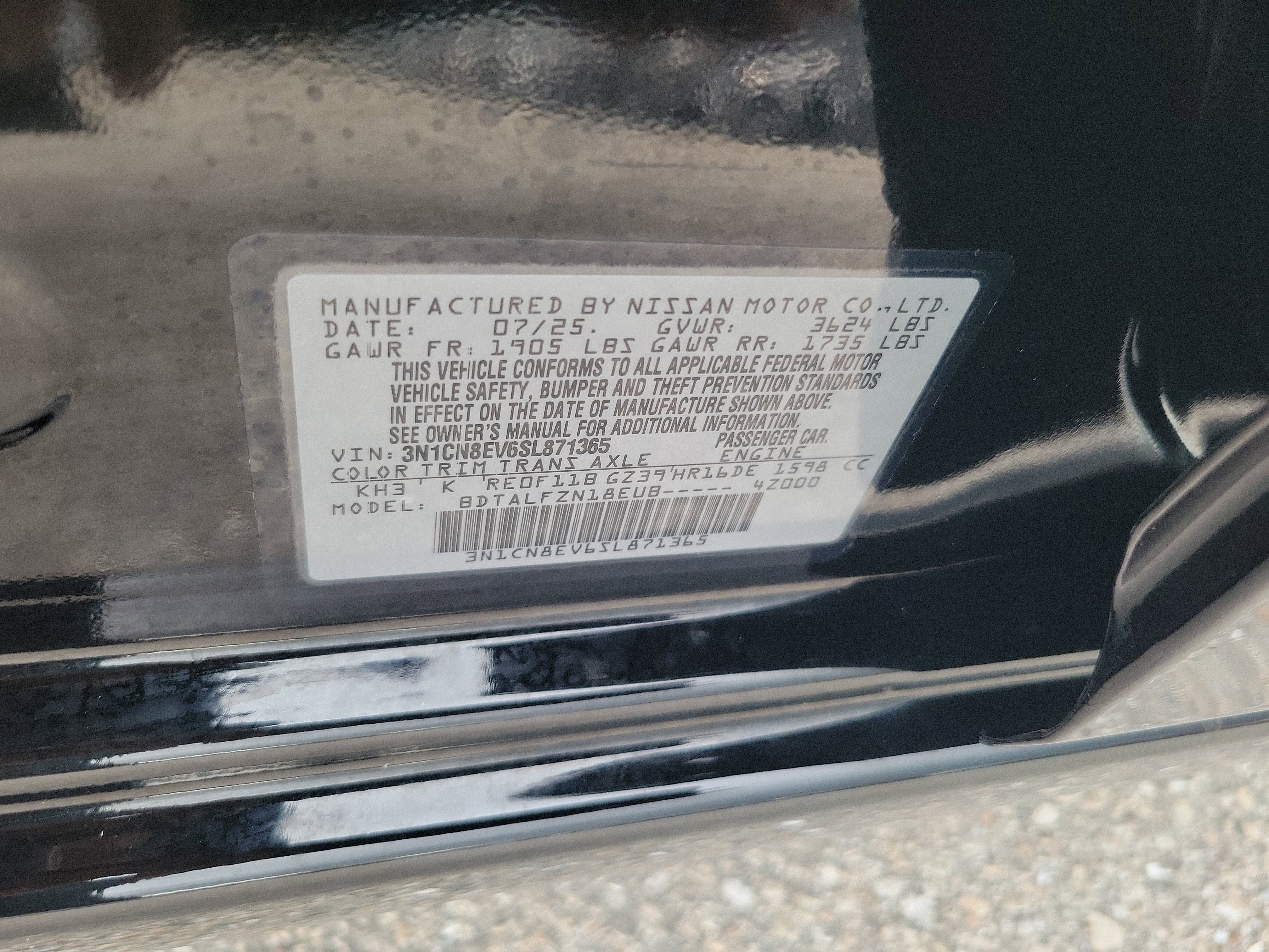 2025 Nissan Versa SV