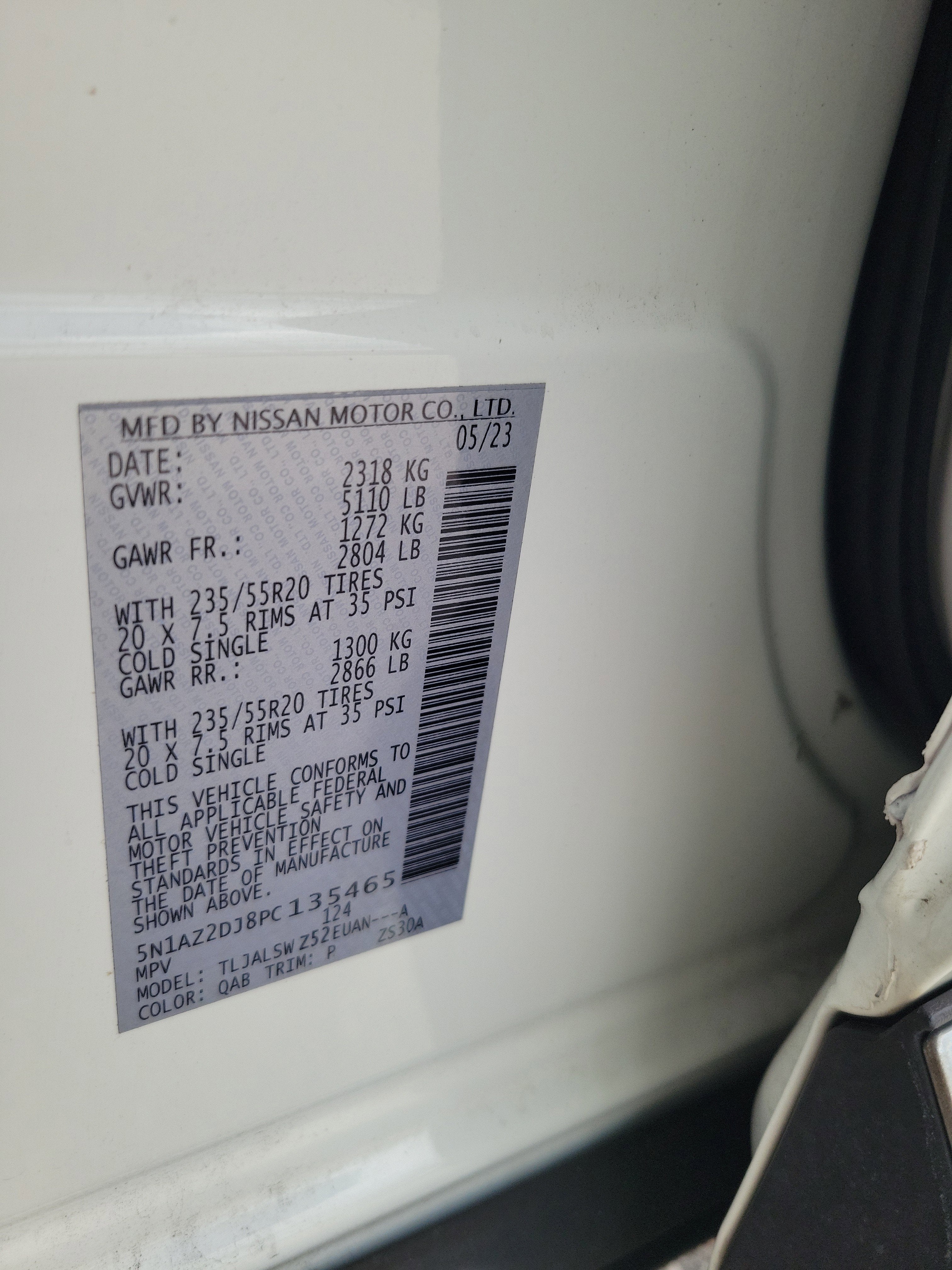 2023 Nissan Murano Platinum