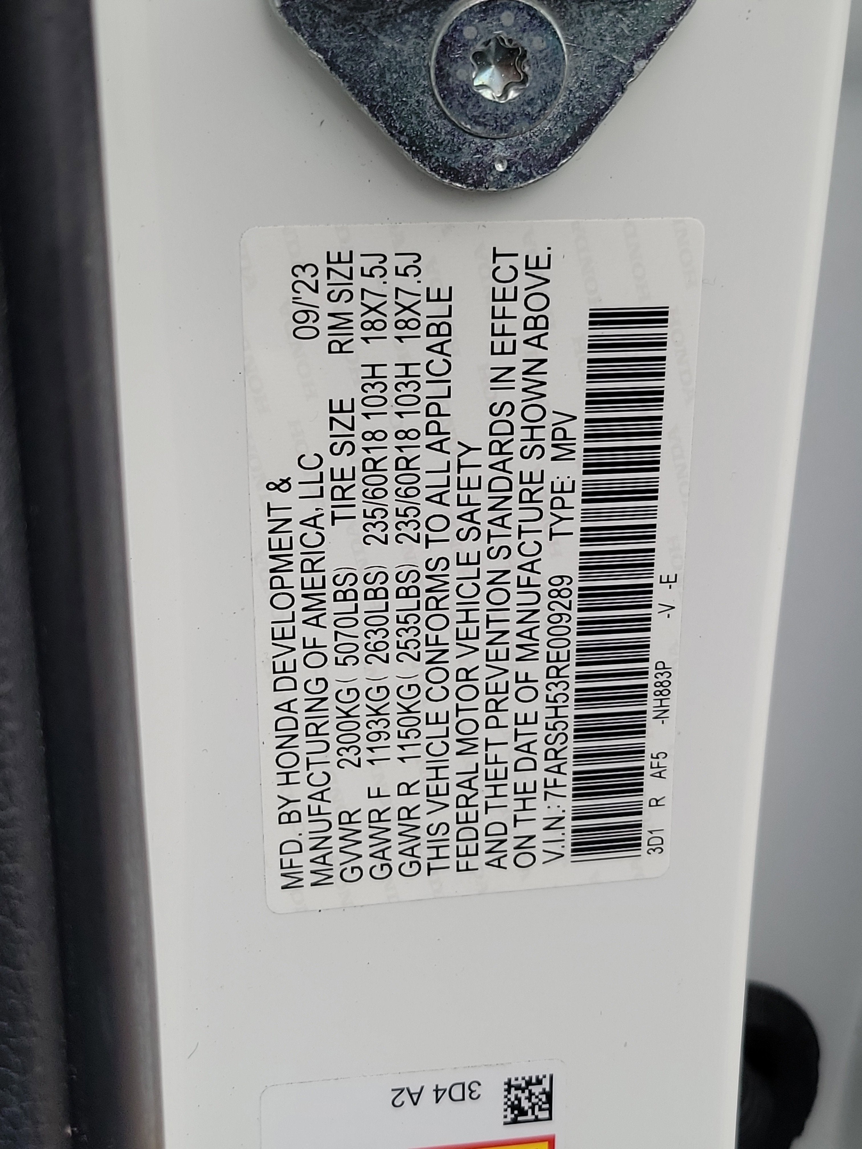 2024 Honda CR-V Hybrid Sport