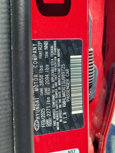 2025 Hyundai Elantra SEL Sport