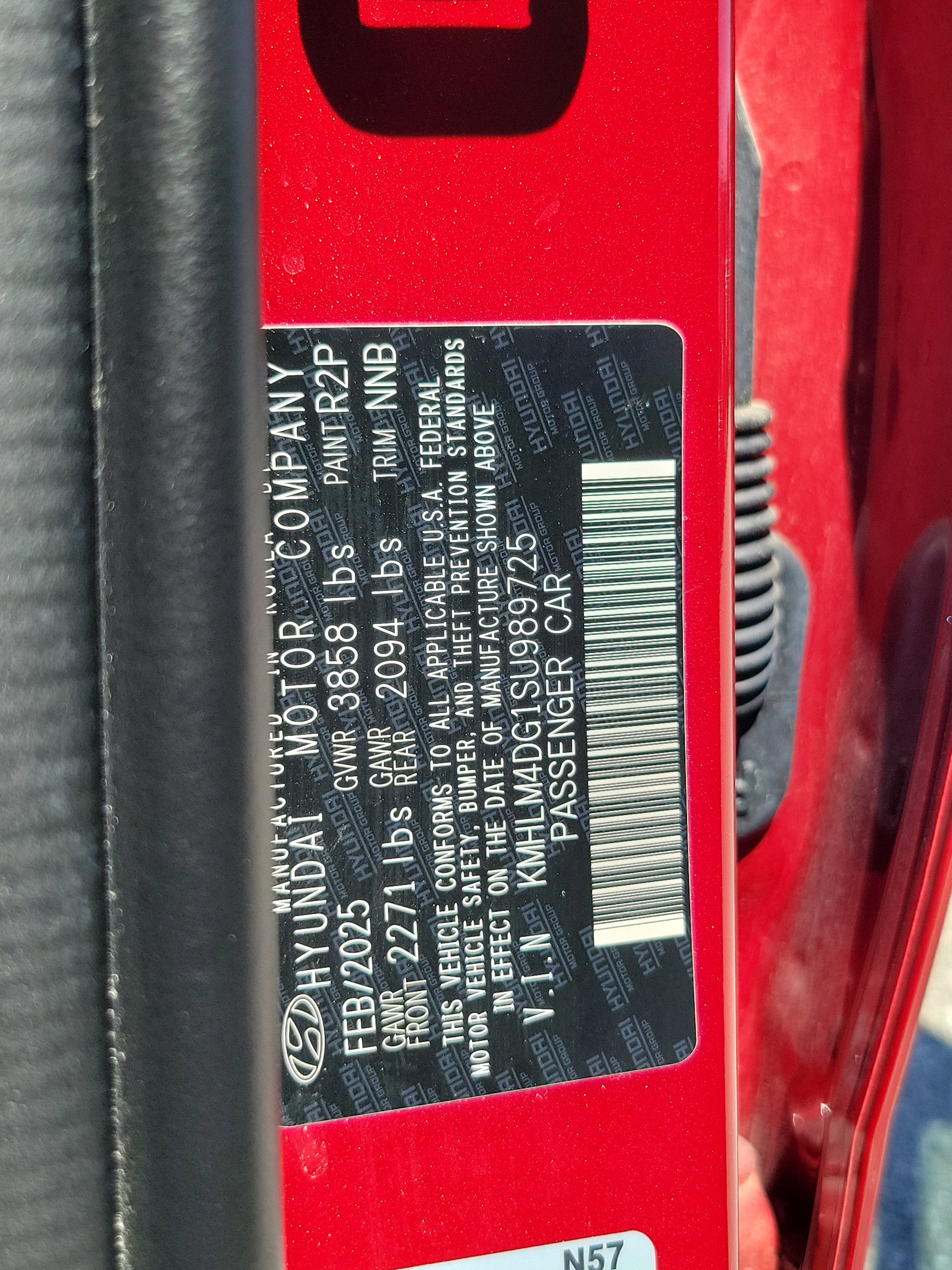 2025 Hyundai Elantra SEL Sport