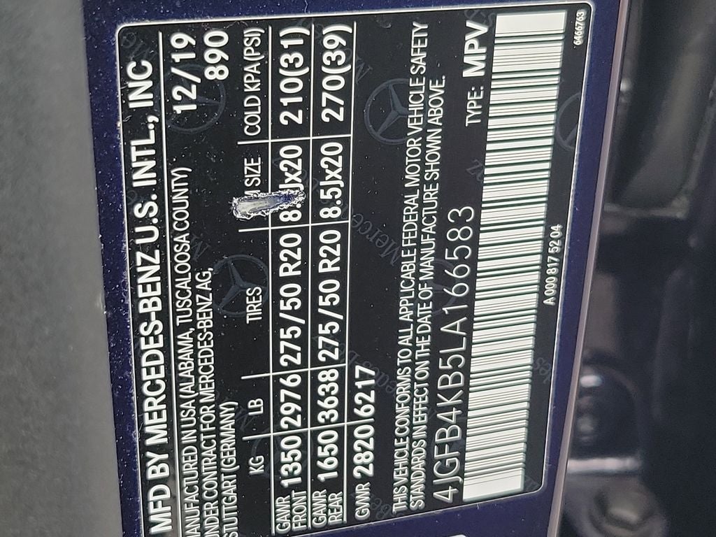 2020 Mercedes-Benz GLE SUV GLE 350 4MATIC®