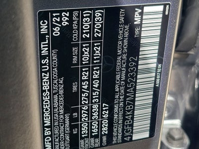 2021 Mercedes-Benz GLE SUV GLE 350 4MATIC® AWD NAV LEATHER ROOF