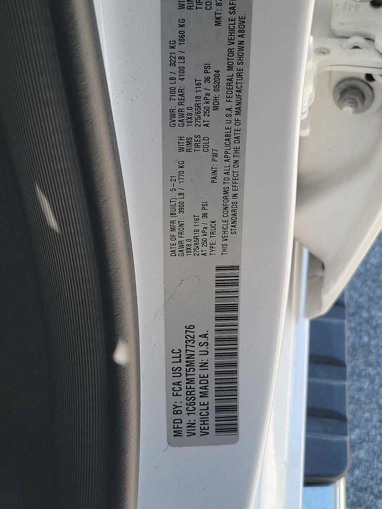 2021 RAM 1500 Big Horn/Lone Star