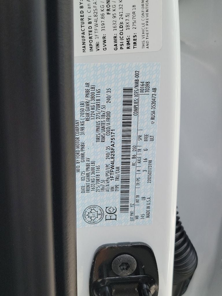 2025 Ford F-150 Tremor
