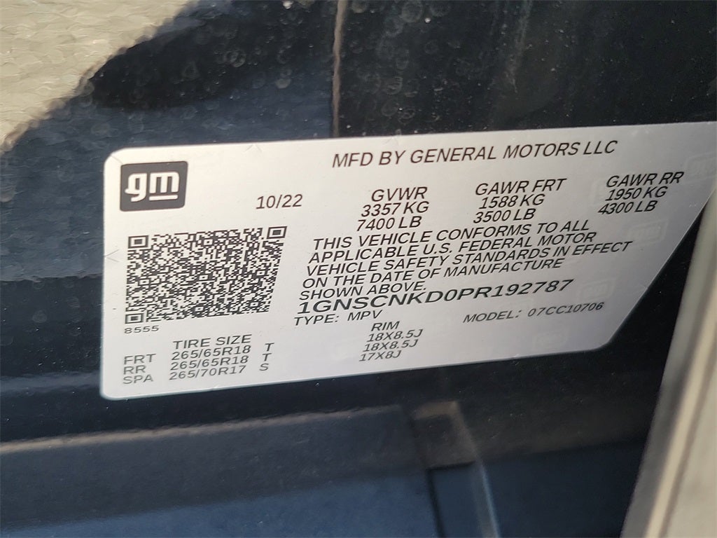 2023 Chevrolet Tahoe LT