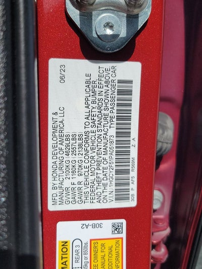 2023 Honda Accord Hybrid Sport