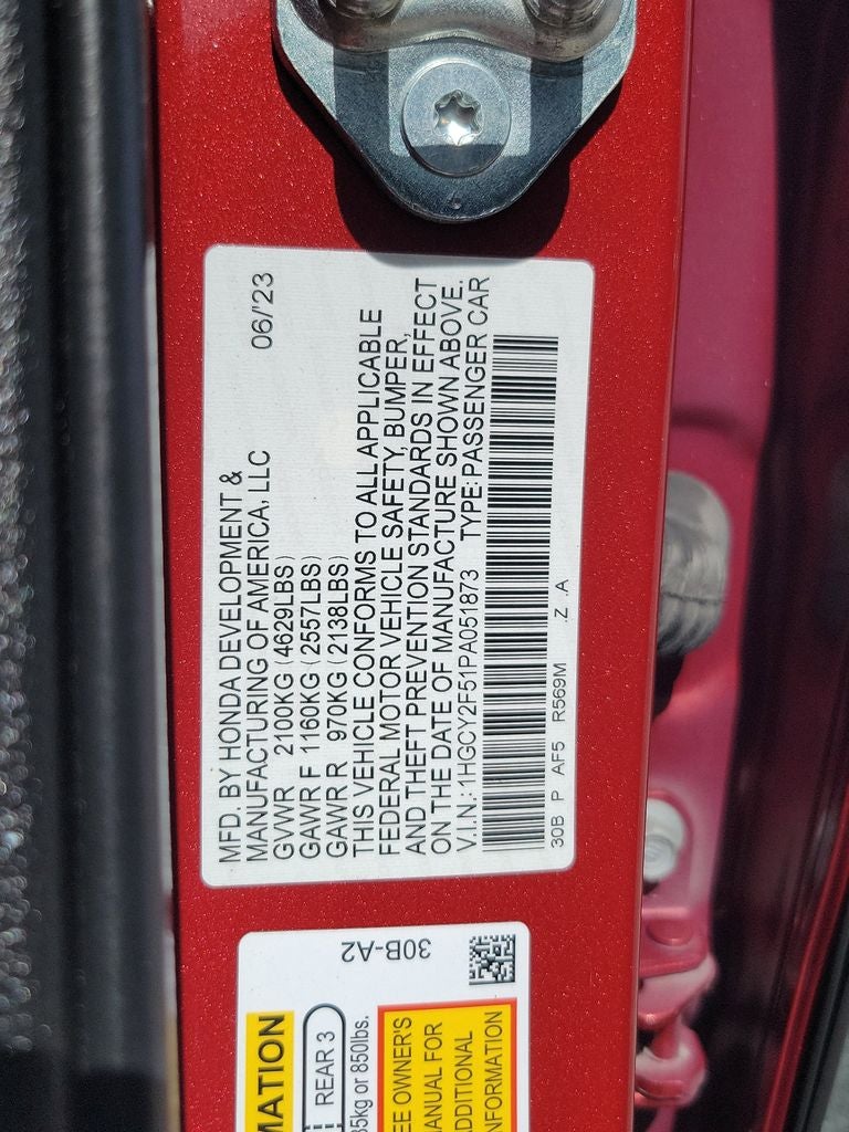 2023 Honda Accord Hybrid Sport