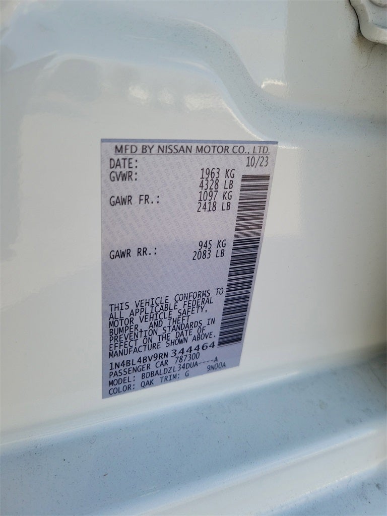 2024 Nissan Altima 2.5 S