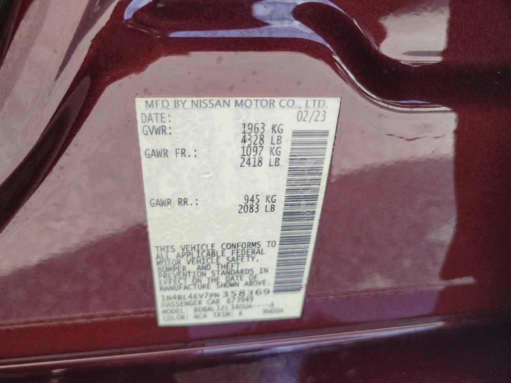 2023 Nissan Altima 2.5 SL