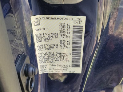 2017 Nissan Titan PRO-4X