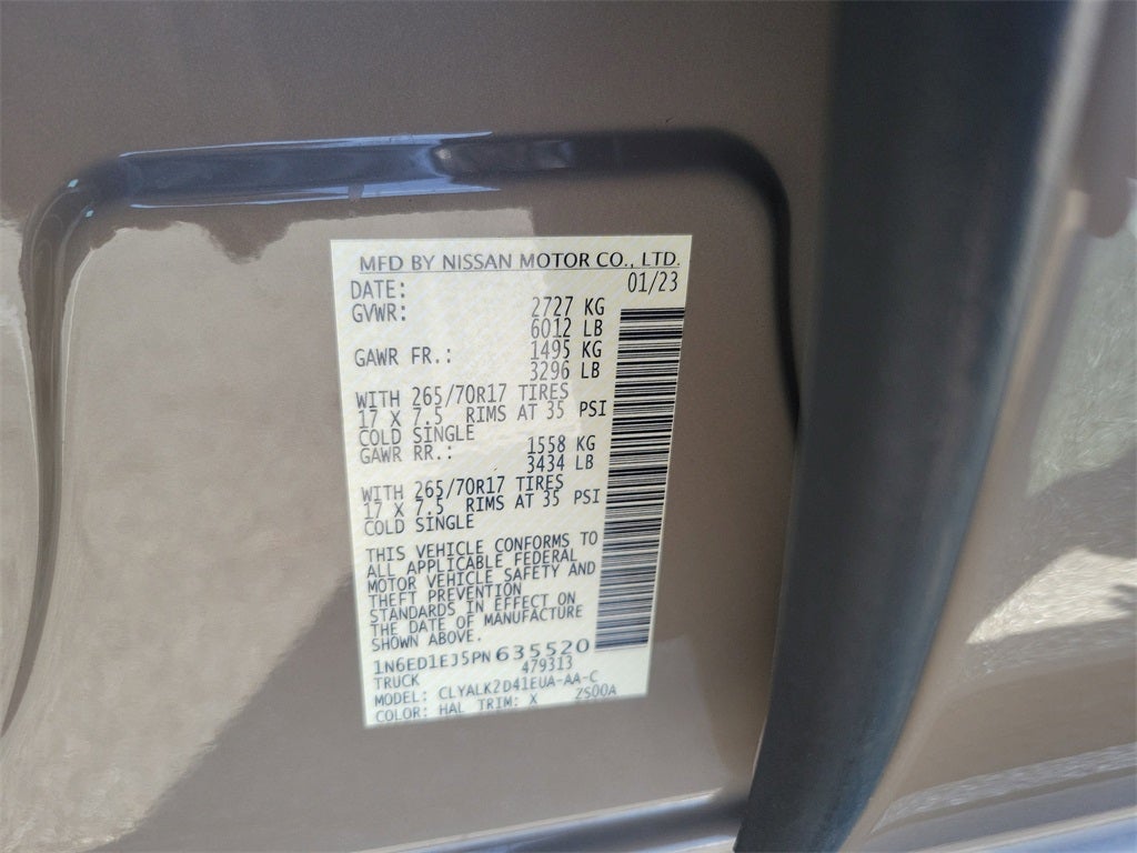 2023 Nissan Frontier PRO-X