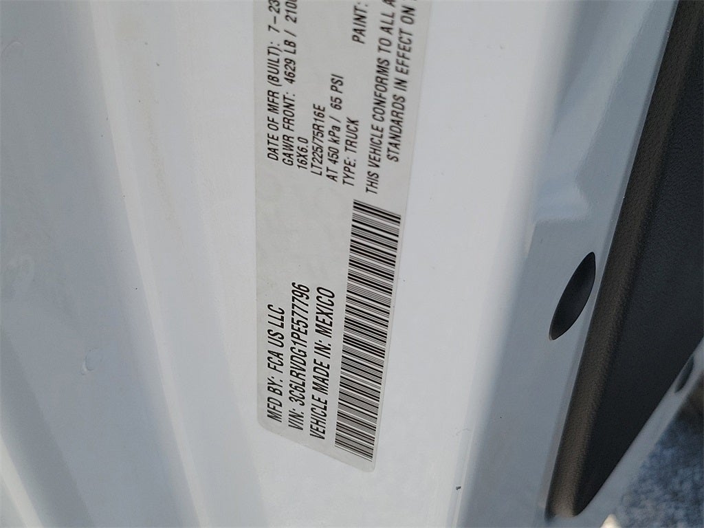 2023 RAM ProMaster 2500 High Roof