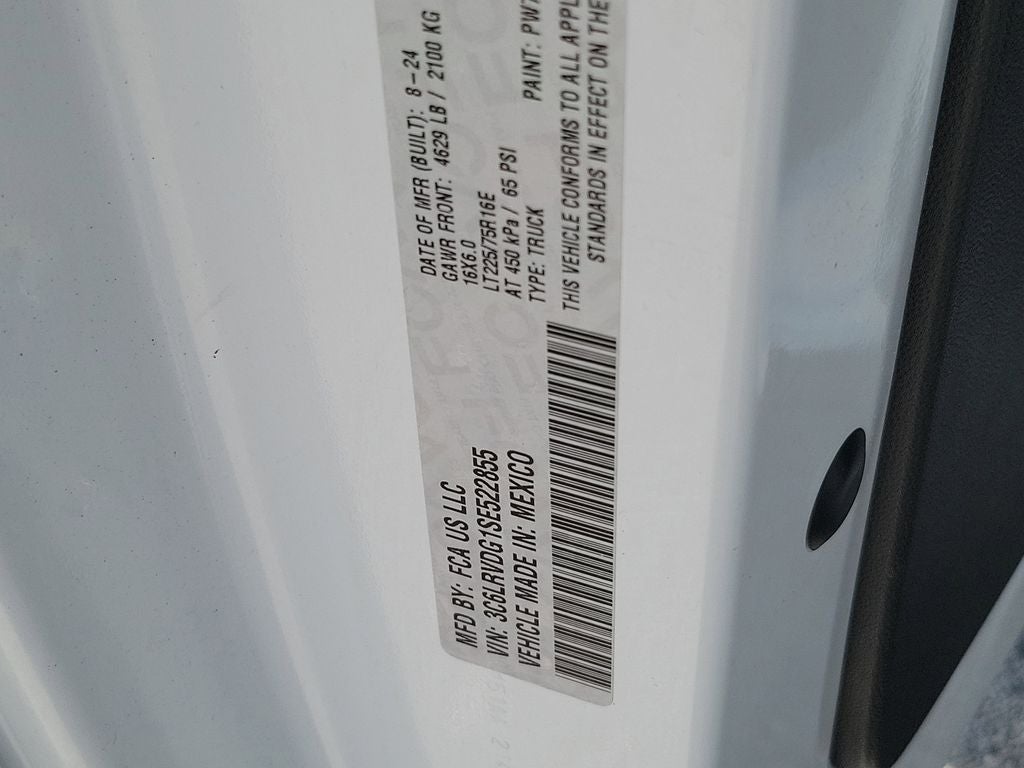 2025 RAM ProMaster 2500 High Roof