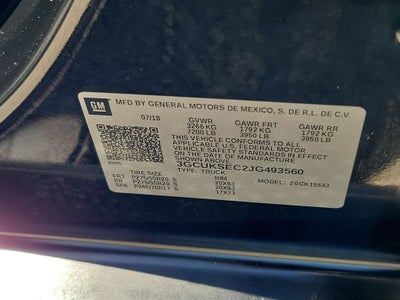 2018 Chevrolet Silverado 1500 LTZ 2LZ