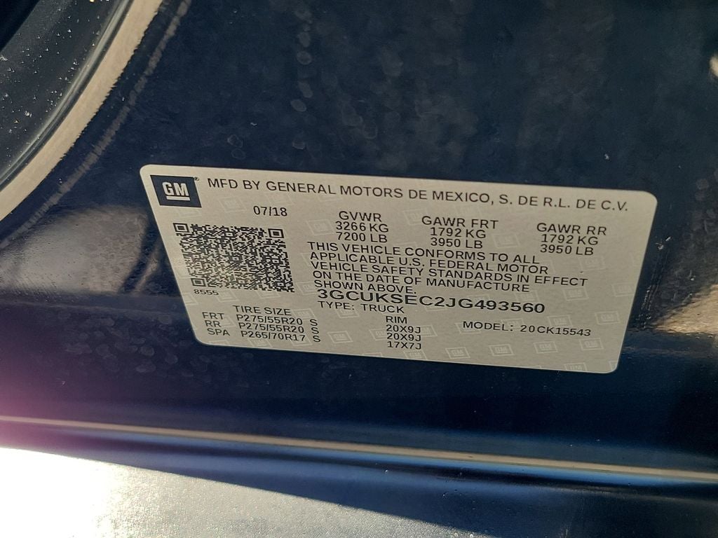 2018 Chevrolet Silverado 1500 LTZ 2LZ