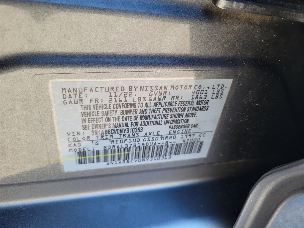 2022 Nissan Sentra SV