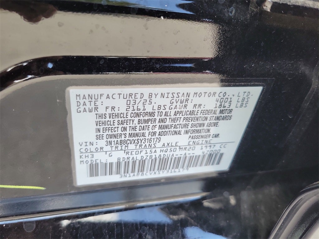 2025 Nissan Sentra SV