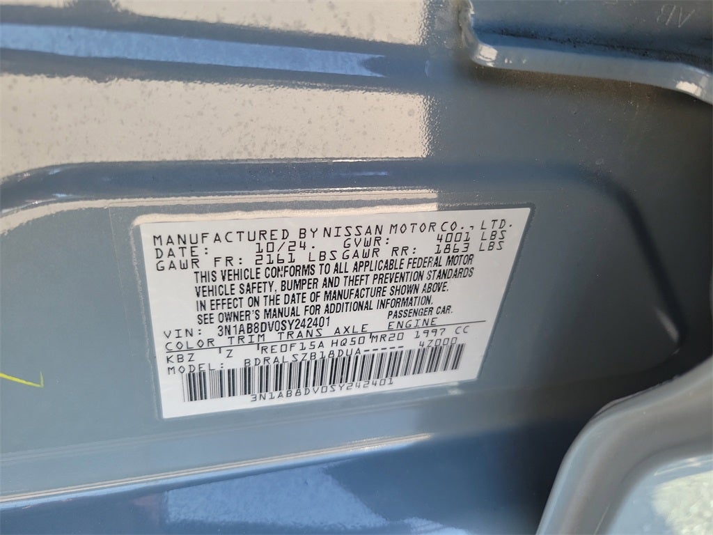 2025 Nissan Sentra SR