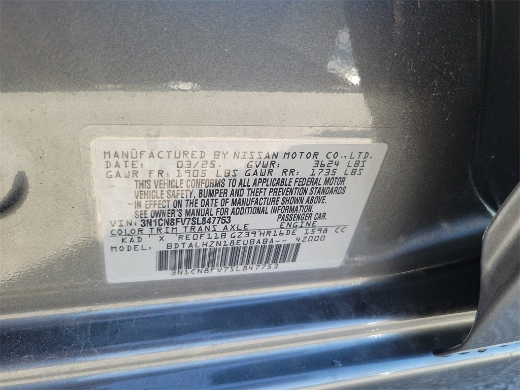 2025 Nissan Versa 1.6 SR