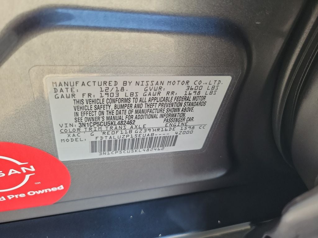 2019 Nissan Kicks SR