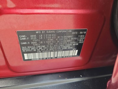 2019 Subaru Outback 2.5i Premium