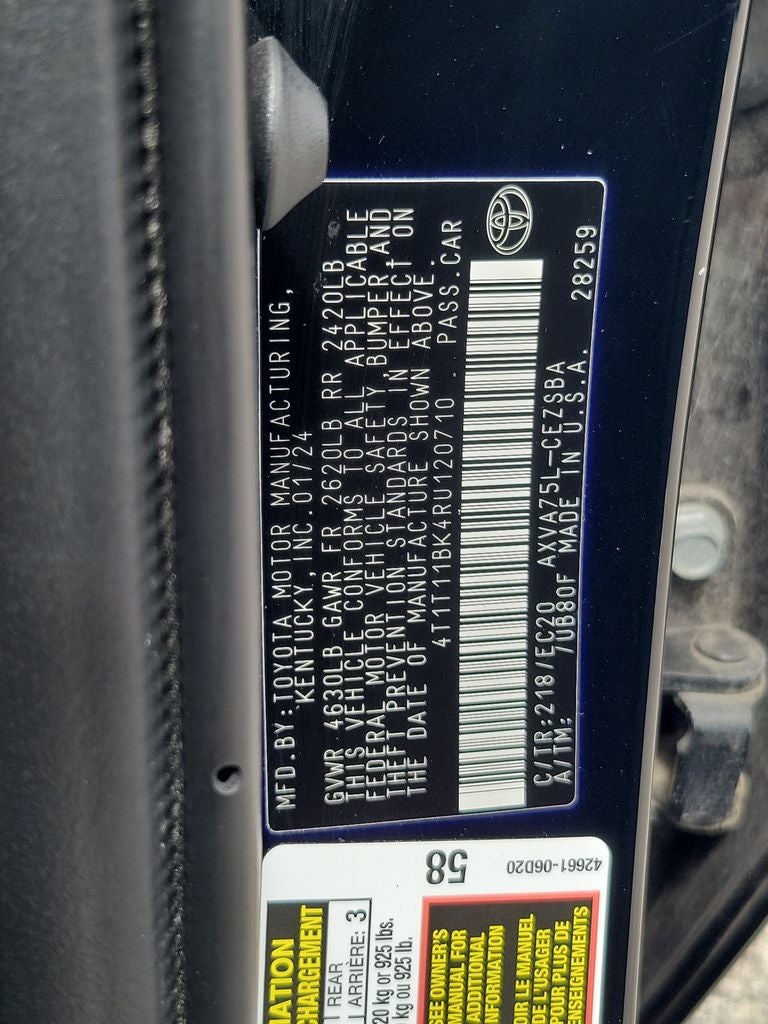 2024 Toyota Camry SE Nightshade