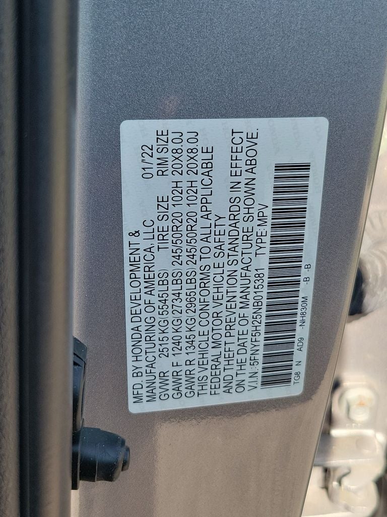 2022 Honda Pilot Special Edition