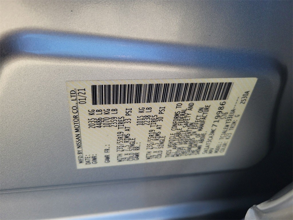 2021 Nissan Rogue SL