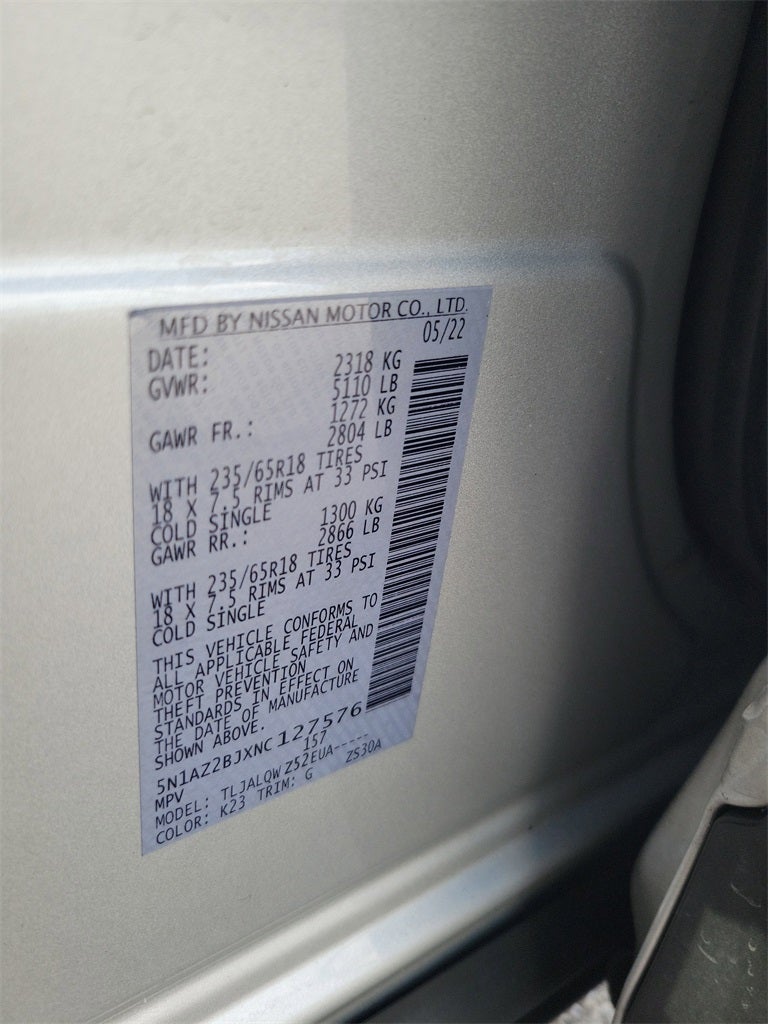 2022 Nissan Murano SV