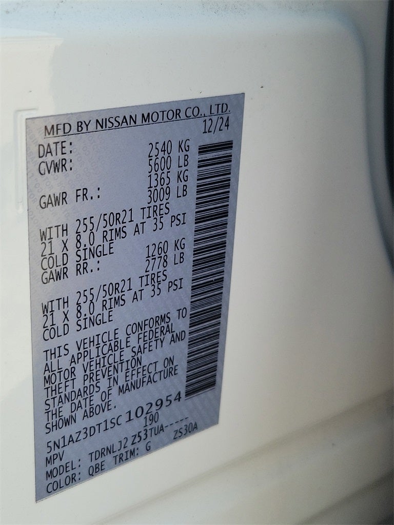 2025 Nissan Murano Platinum