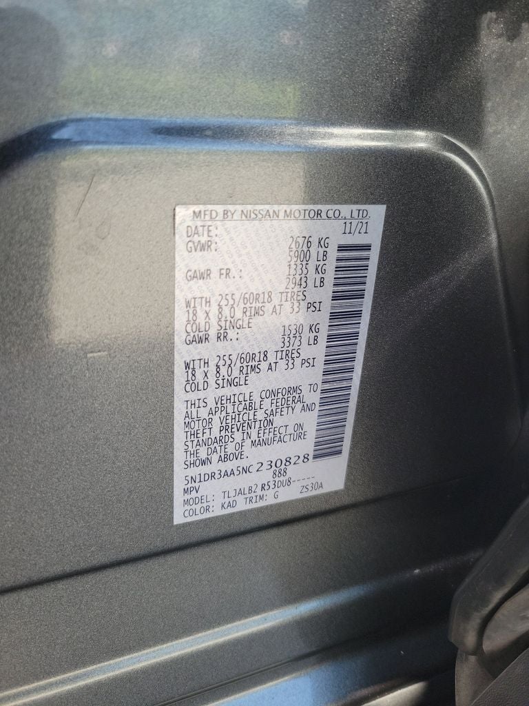 2022 Nissan Pathfinder S