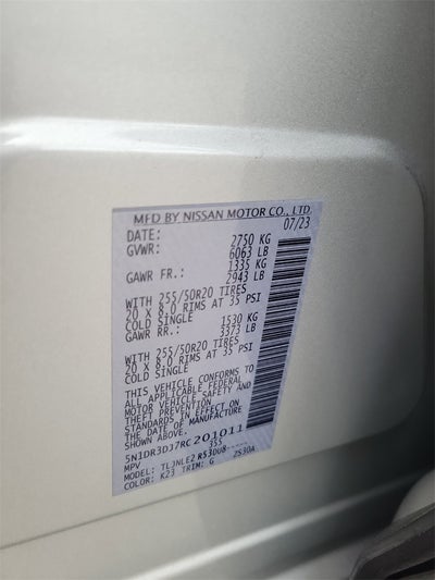 2024 Nissan Pathfinder Platinum