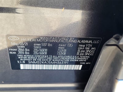 2021 Hyundai Santa Fe SEL