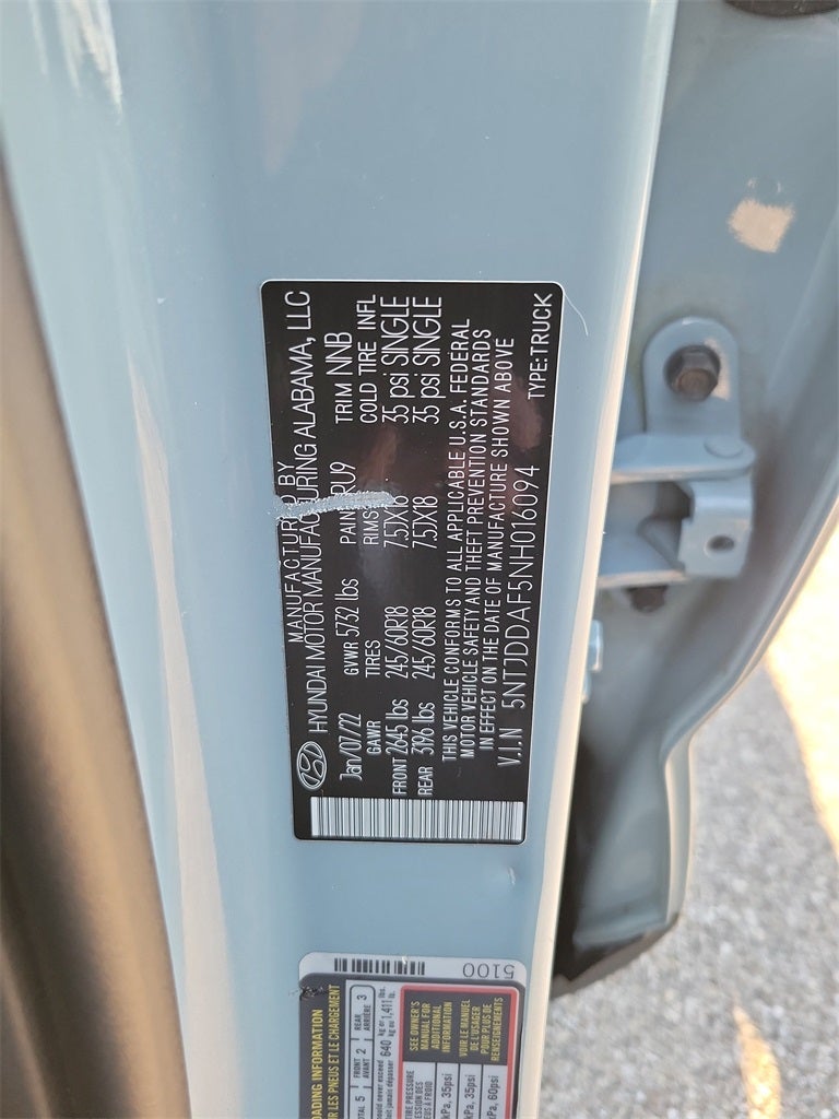 2022 Hyundai Santa Cruz SEL Premium