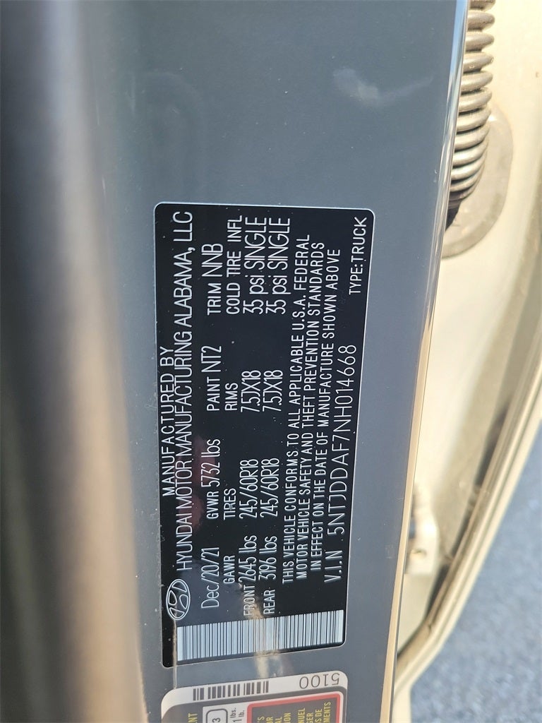 2022 Hyundai Santa Cruz SEL Premium