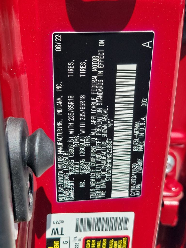 2022 Toyota Highlander XLE
