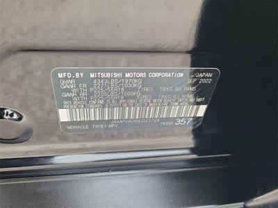 2022 Mitsubishi Outlander Sport 2.0 SE