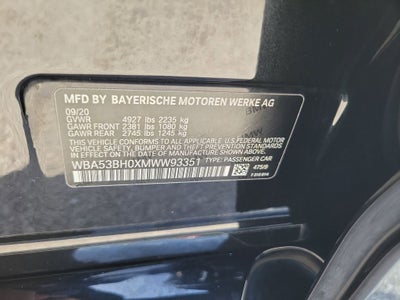 2021 BMW 5 Series 530i