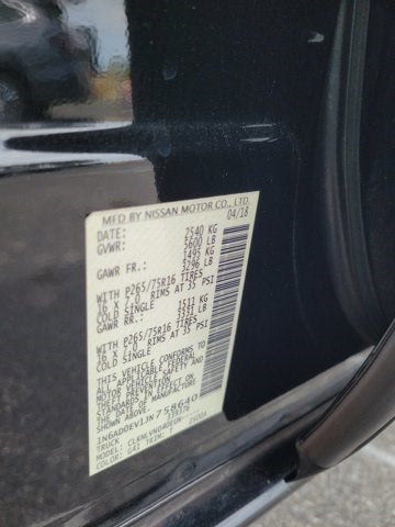 2018 Nissan Frontier PRO-4X