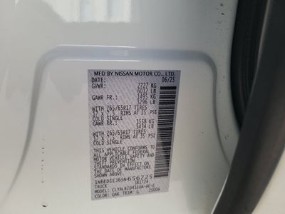 2025 Nissan Frontier SV