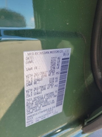 2025 Nissan Frontier PRO-X