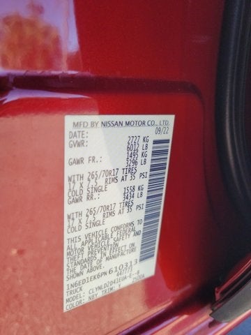 2023 Nissan Frontier PRO-4X