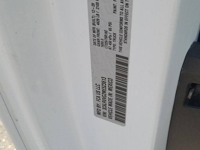 2021 RAM ProMaster 2500 Base