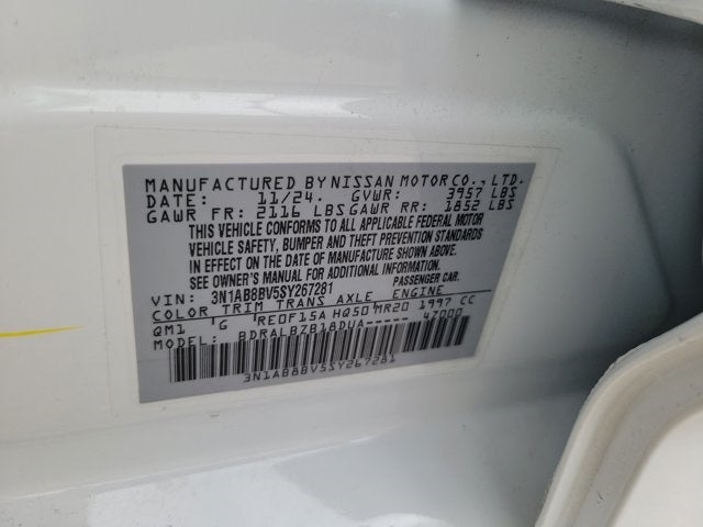 2025 Nissan Sentra S