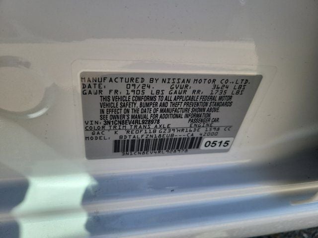 2024 Nissan Versa 1.6 SV
