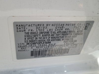 2023 Nissan Versa 1.6 SR